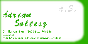 adrian soltesz business card